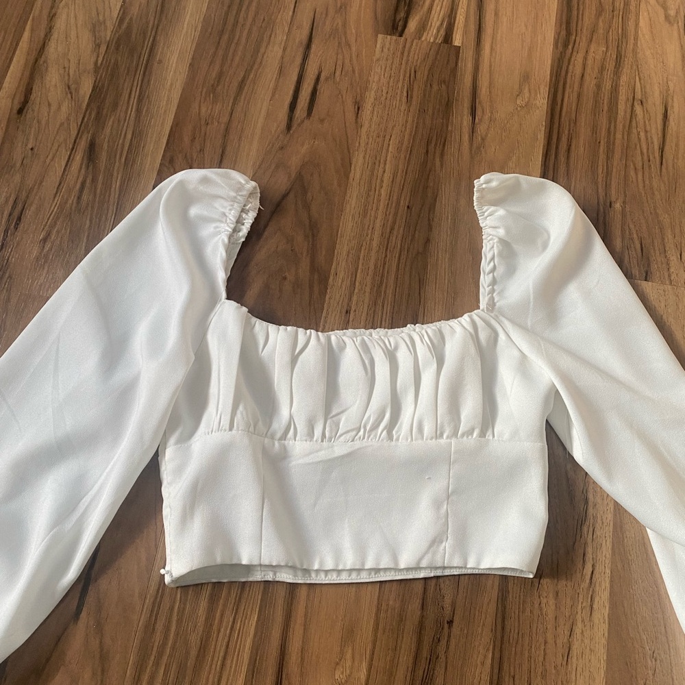 Elegant White Women's Top